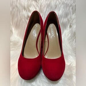 Delicacy Red Heels Classic Wedges